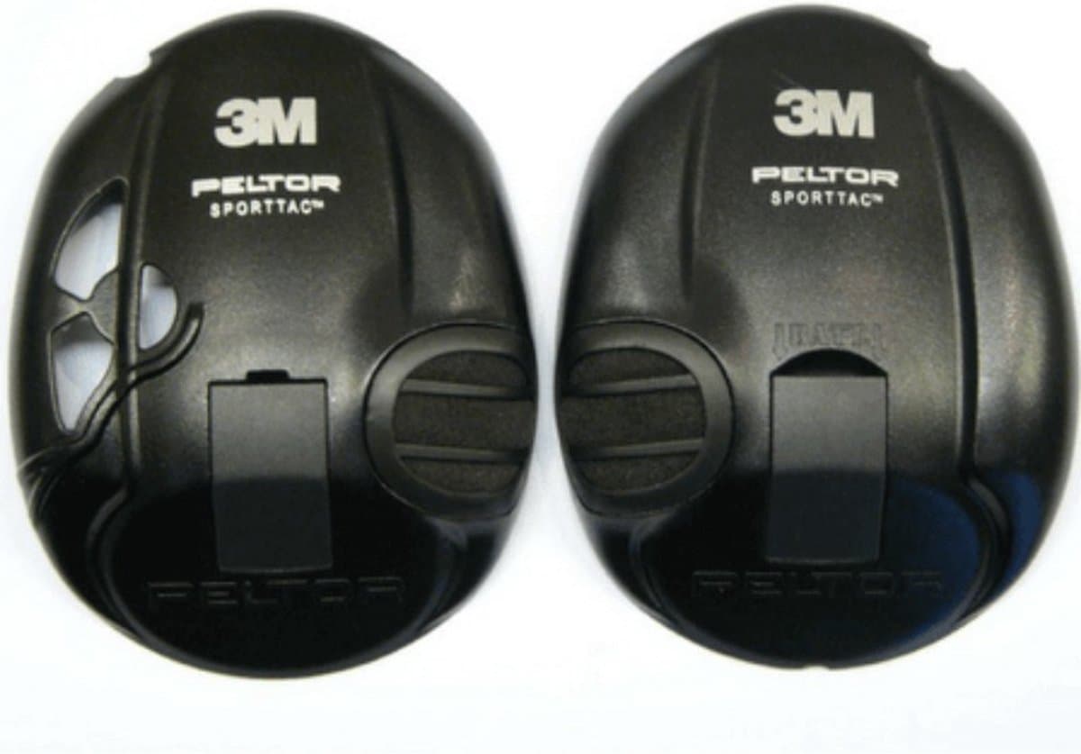 Reserve helmschaal voor SportTac Helm, Zwart