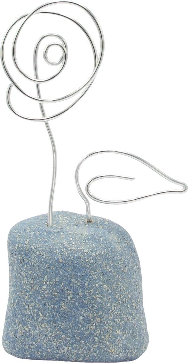 Mini Urn Bloem - Urn voor as - blauw - handgemaakt - Lalief