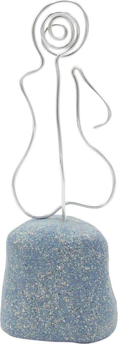 Mini Urn Mens - Urn voor as - blauw - handgemaakt - Lalief