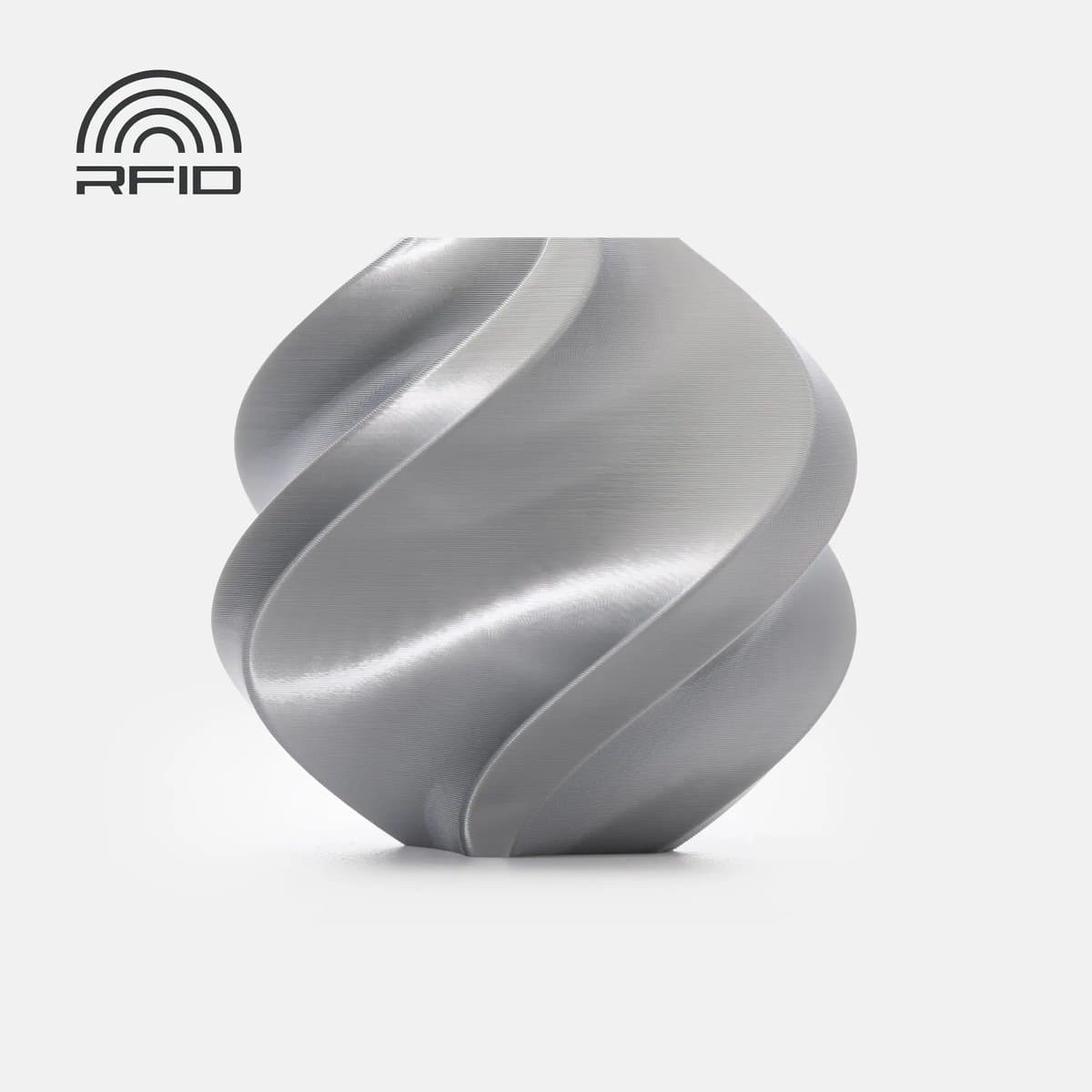 Bambu Lab PLA silk+ refill - Zilver (Silver) (1kg)