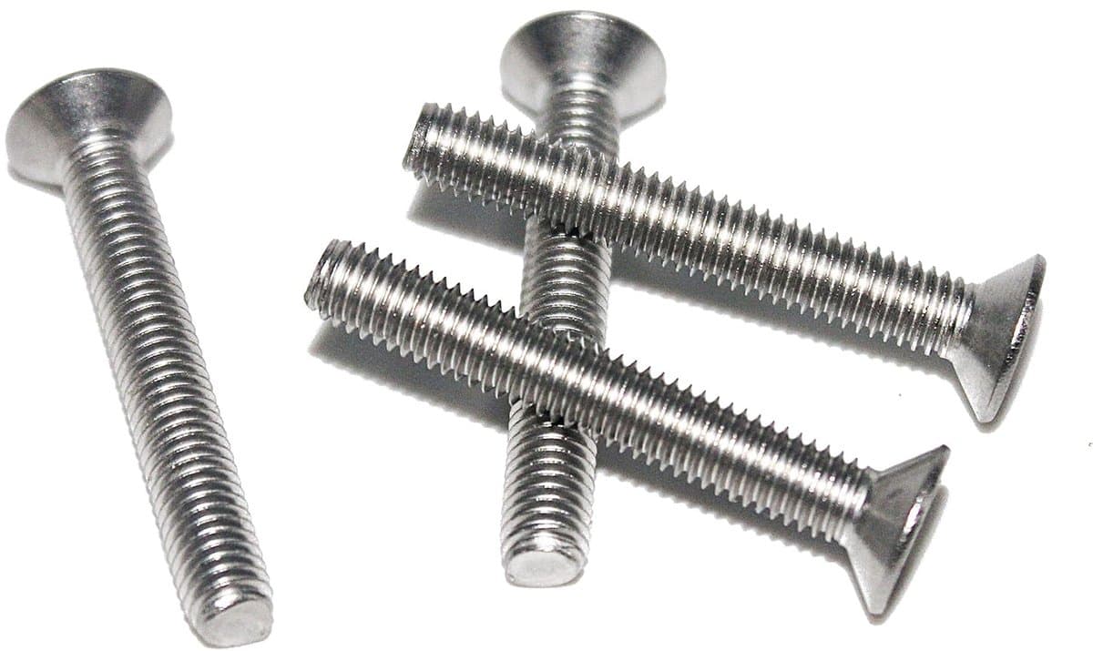 25 stuks M4 x 45 mm verzonken kopschroeven roestvrij staal DIN 7991 verzonken kop binnenzeskant A2 V2A VA