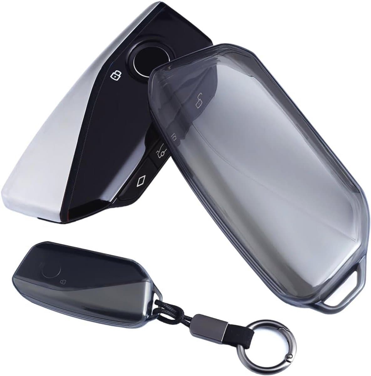 TPU Sleutelhanger Cover voor BMW 2023-2024 - Slimme Sleutelbeschermer en Accessoires
