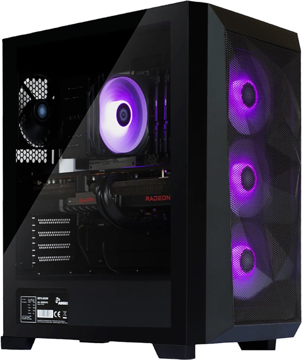 AMD Ryzen 5 7600X3D Game PC/ Streaming computer - Nvidia GeForce RTX 5060Ti 8GB – 32GB RAM – 4.0TB M.2 SSD – Win11 Pro - Breeze