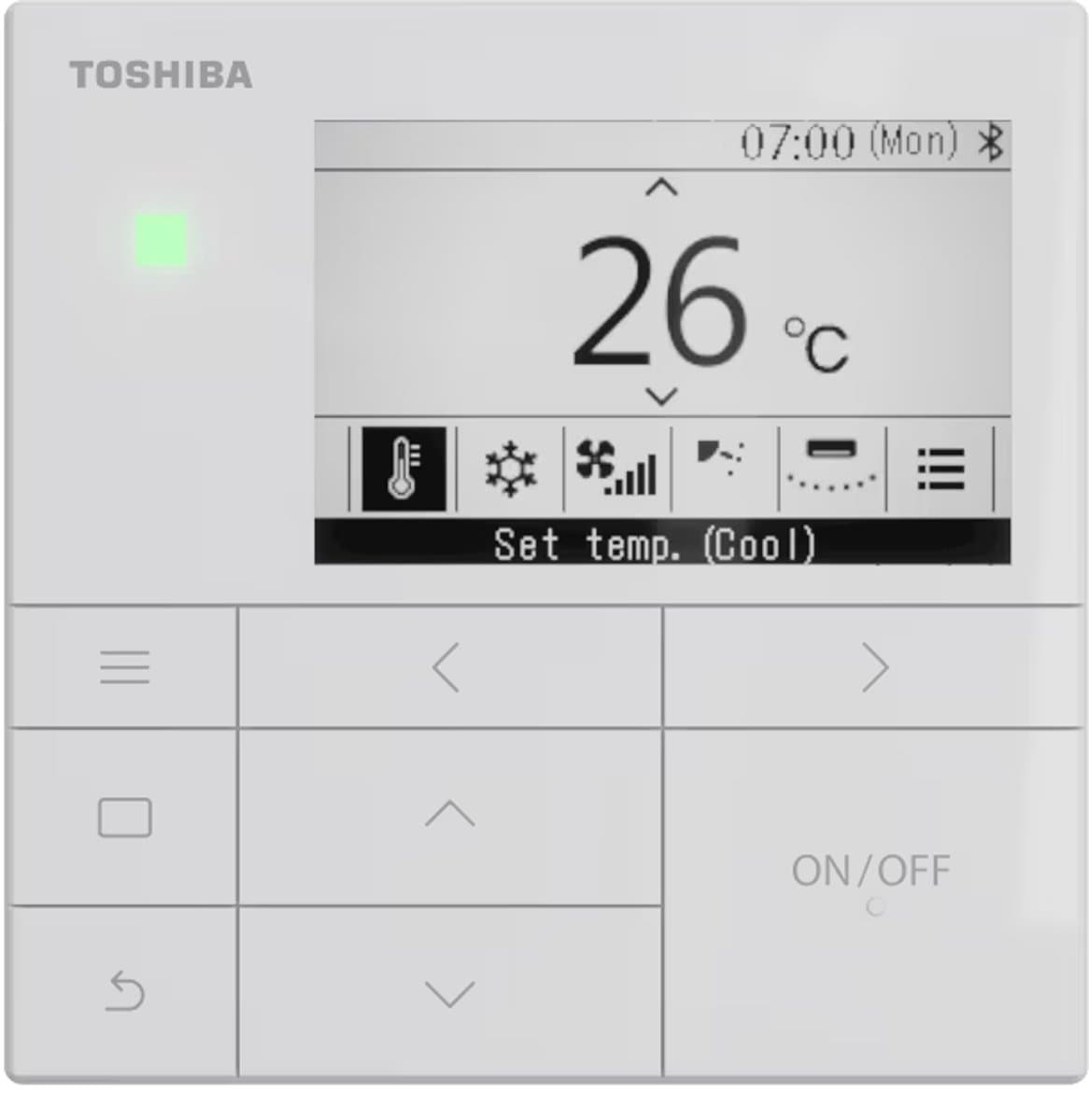 Toshiba airco thermostaat RBC-AWSU52-E