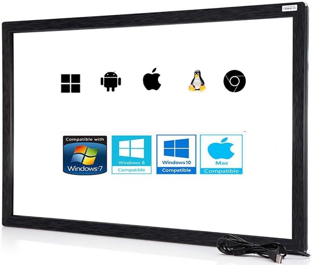 55 Inch 10 Punten Infrarood Touchscreen Overlay voor Monitor of TV