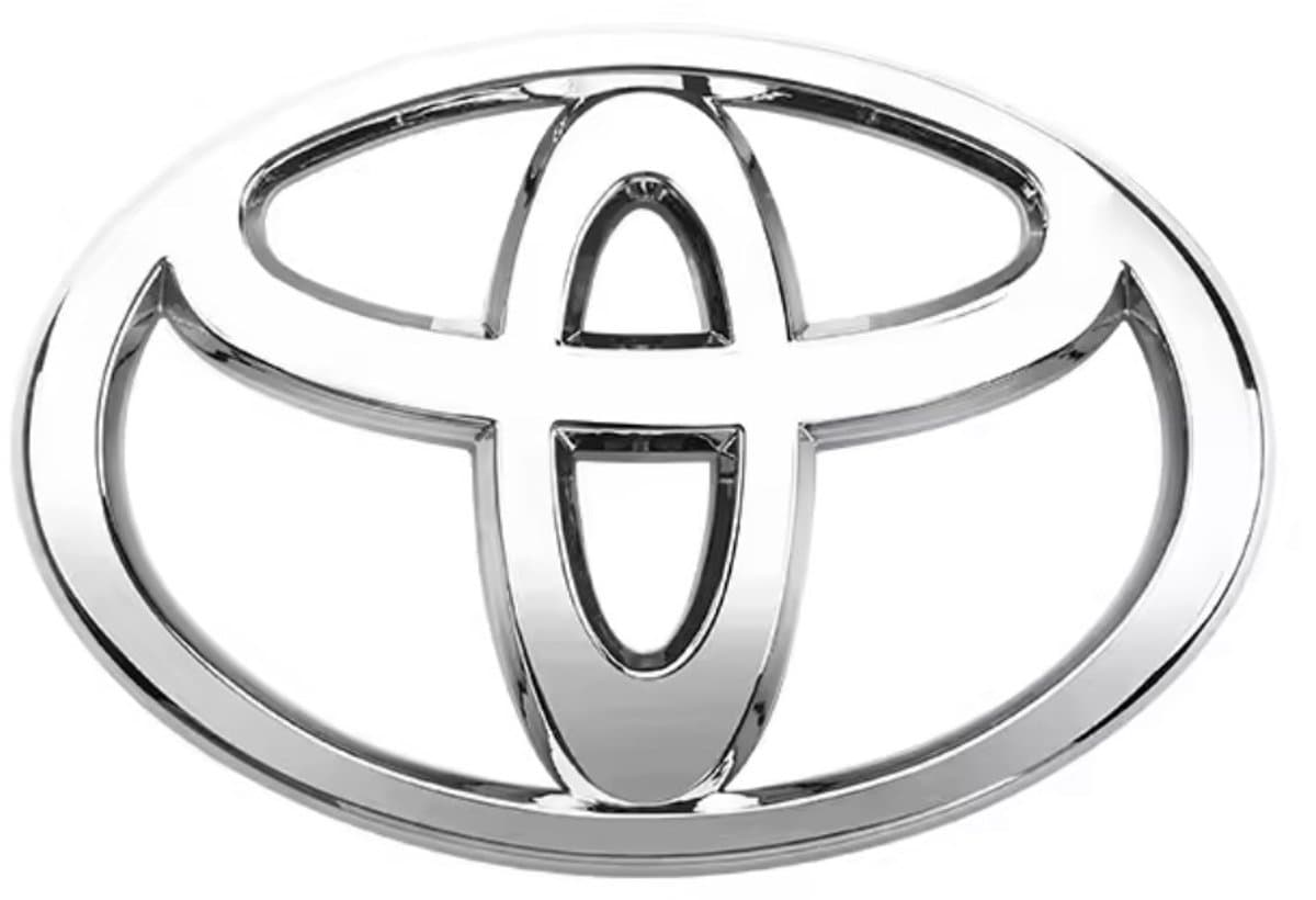 Toyota Embleem - Logo voor Grill/Kofferbak - Chrome - 160mm