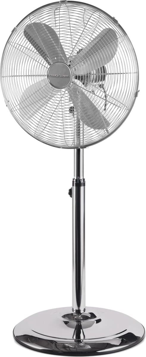 ProfiCare VL 3064 MS- Vloerventilator -Statiefventilator- inox /metaal - 40 cm