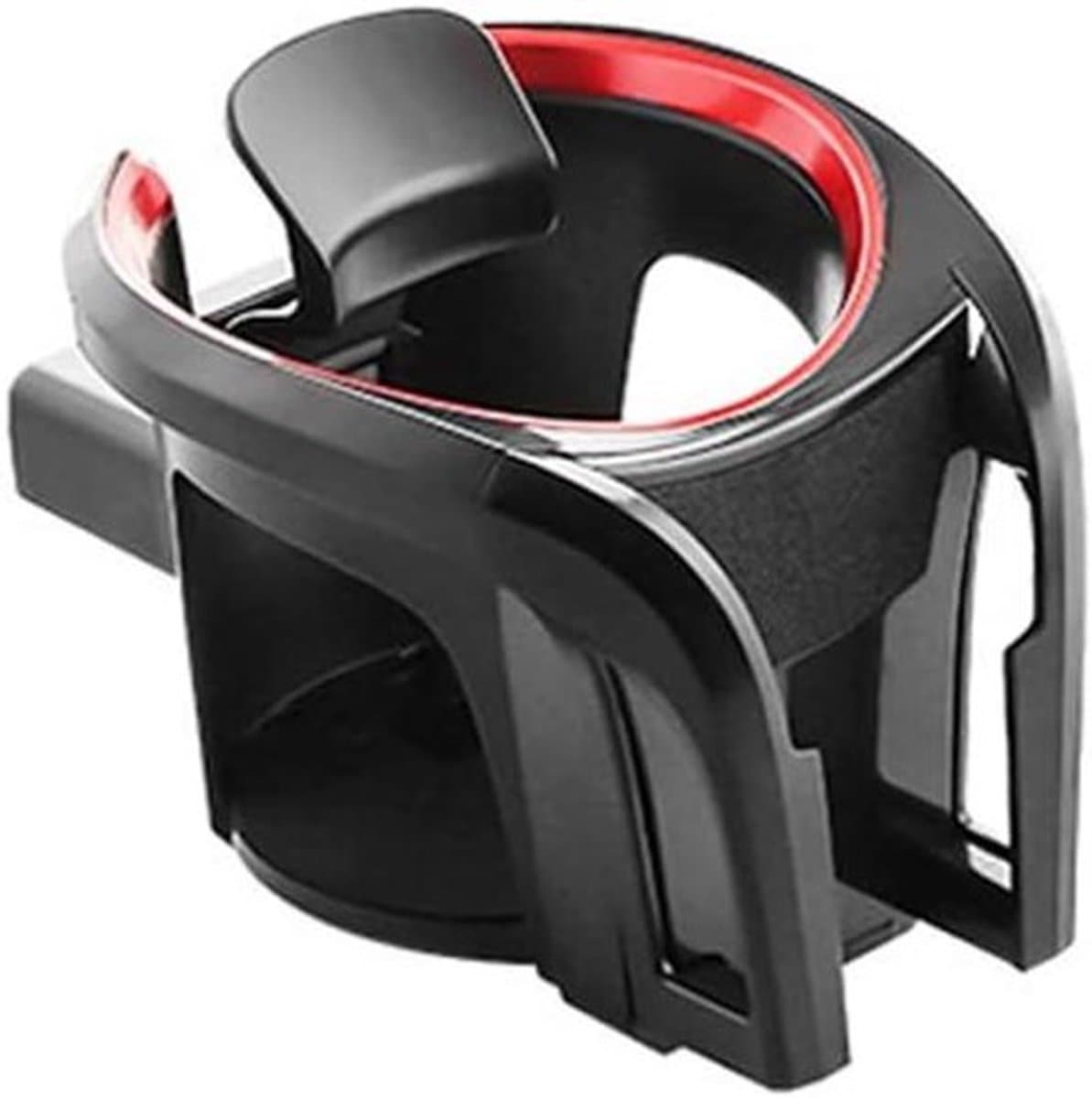 Autobekerhouder Mount 2 in 1 voor smartphone - verstelbare montagebeugel - auto ontluchter - compatibel met meeste voertuigen - rood.