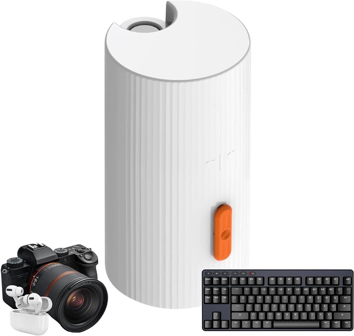 Schoonmaakset Laptops - Elektronica Onderhoud - Apparaten Reinigen - Magnetisch Rotatiemechanisme - 136 cm - Wit