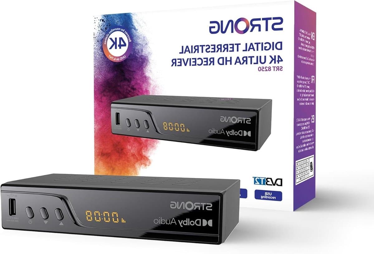 Digitale Ontvanger - TV Tuner - Gratis Zenders Ontvangen - UHD 4K HEVC265 - Niet gespecificeerd - Zwart