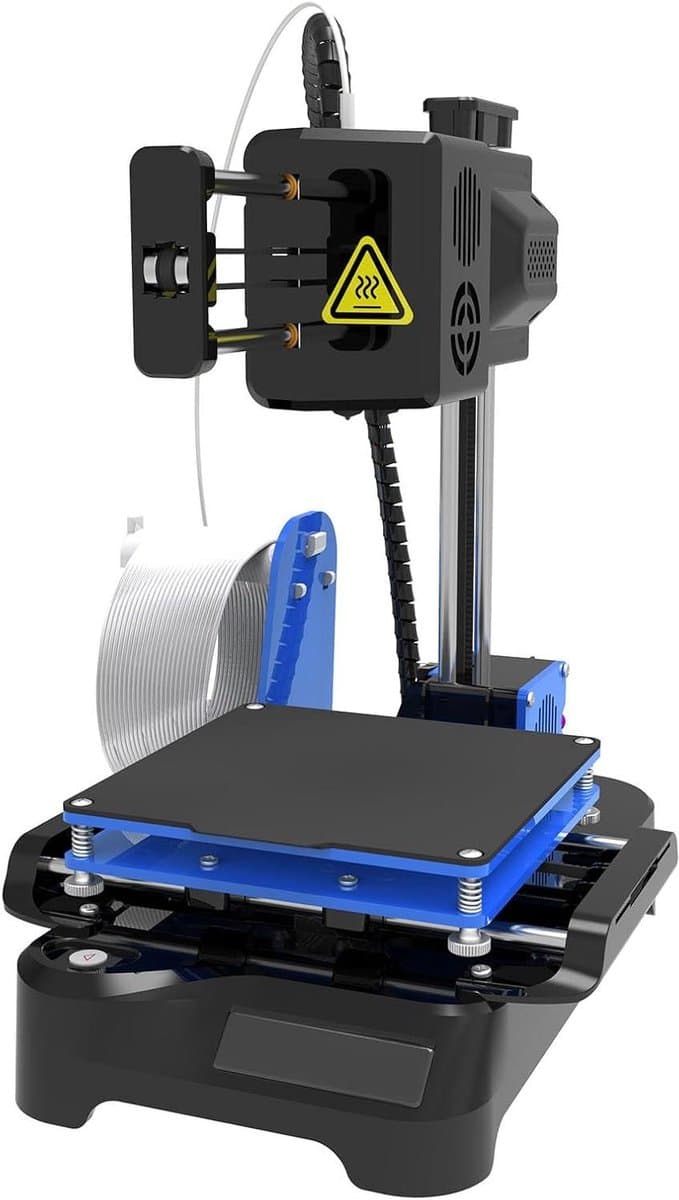 Mini 3D-printer - FDM printer - Hobby projecten maken - Stil moederbord - 10x10x10 cm - Zwart