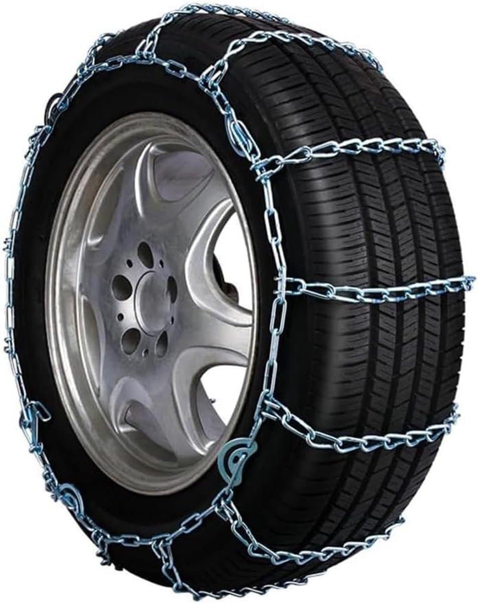 Sneeuwkettingen Auto - Winterbanden Kettingen - Veilige Rit - Automatisch Aanspannen - 1.5 Kilogram - Zilver
