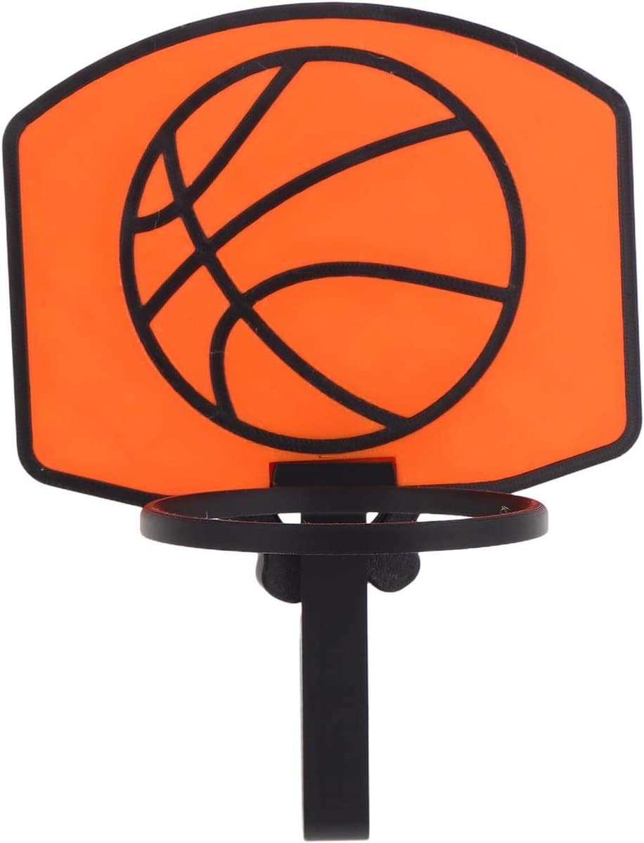 Mini Basketbal Ring - Prullenbak Basketbal - Afval Opruimen - Snelle Installatie - 15 x 20.2 x 12.5 cm - Oranje