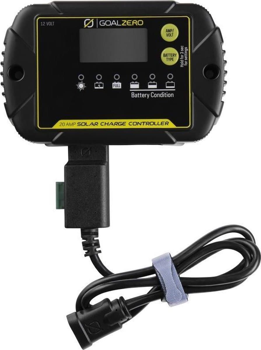 Goal Zero 20A Solar Charge Controller - Goal Zero zonnepaneel Monitor