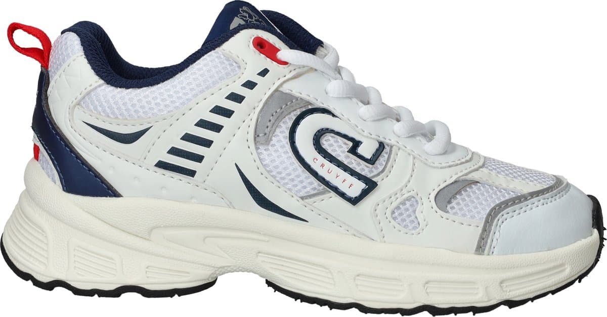 CRUYFF JUNIOR Marti B Sneakers Jongens - Leren Sneaker - Wit - Maat 36