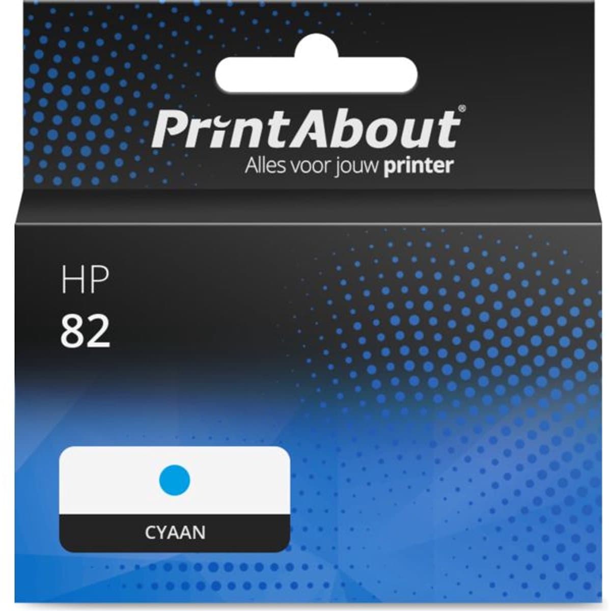 PrintAbout Huismerk HP 82 (C4911A) Inktcartridge Cyaan