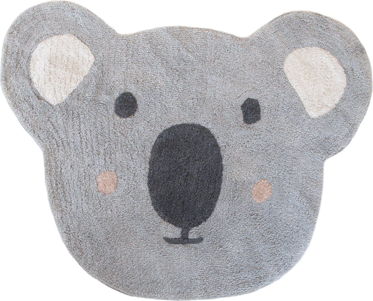 KidsDepot Cleo Vloerkleed Koala Grijs