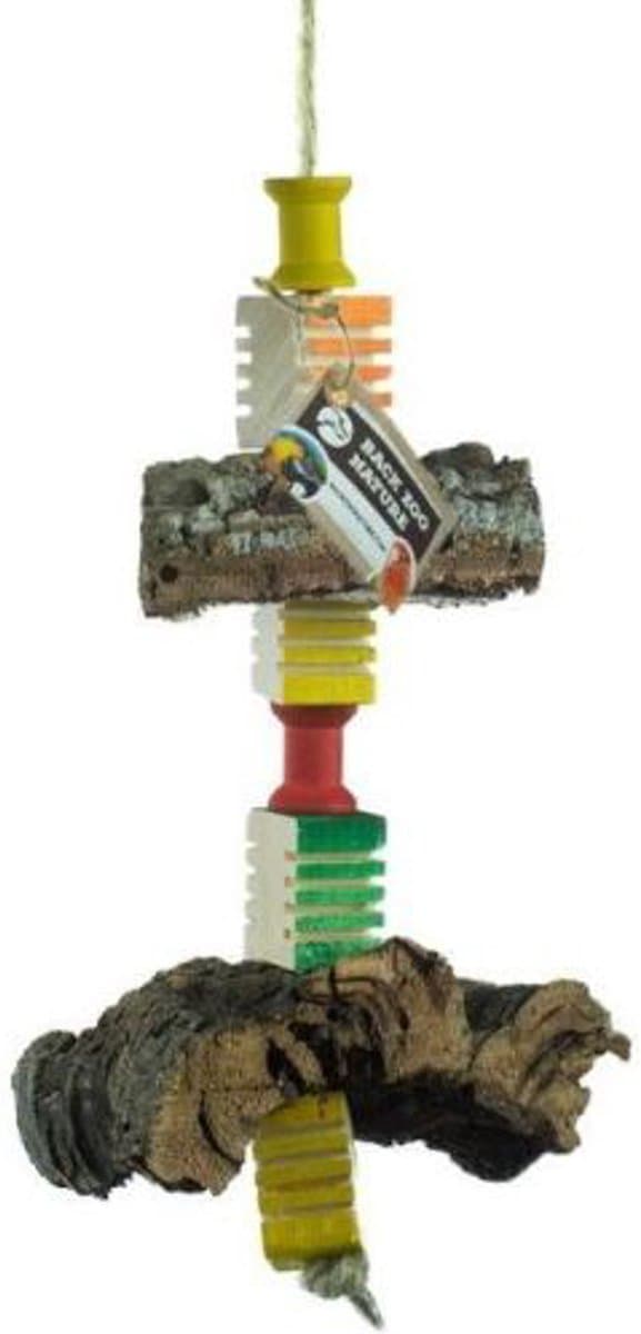 Back zoo nature- speelgoed papegaai- speelgoed parkiet- corky toy medium