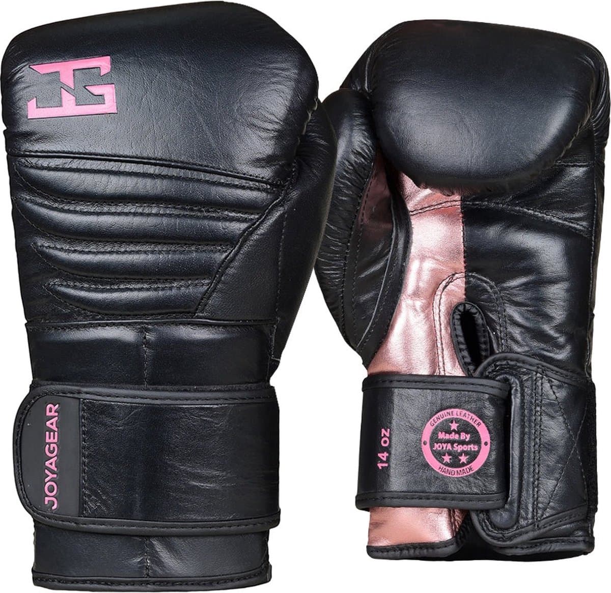 Joya Kickbokshandschoen Pink Falcon - Leer (Beschikbaar in verschillende maten)
