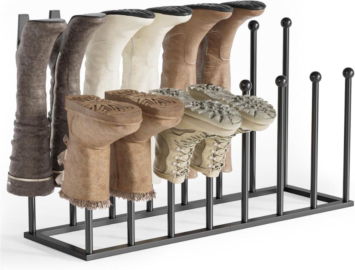ZRSS® Laarzenrek - Schoenenrek voor buiten - 8 paar