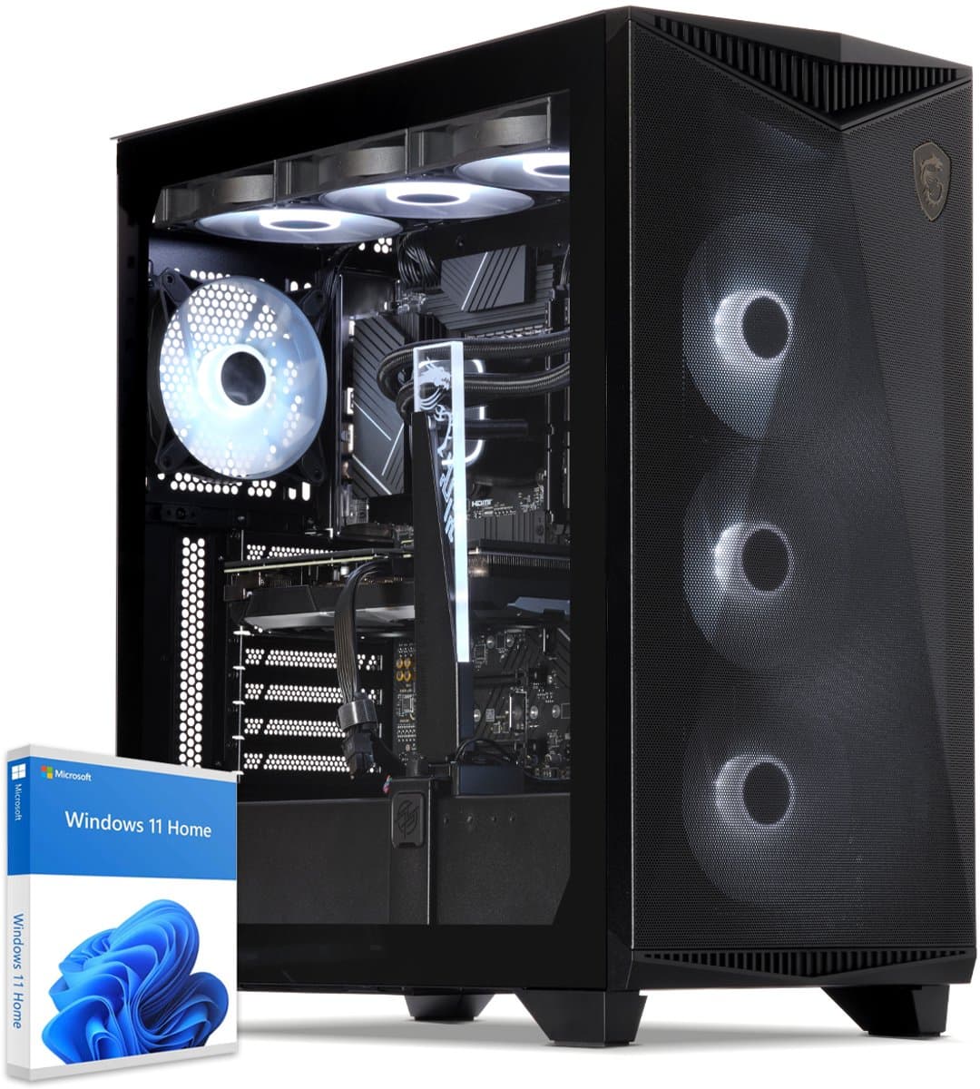 Sedatech Advanced Gaming PC Waterkoeling ATX ARGB • AMD Ryzen 7 9800X3D 8x 4.7GHz • Geforce RTX5060Ti • 32Gb DDR5 • 2Tb SSD M.2 • WiFi • Bluetooth, USB C • Windows 11 • Desktop computer