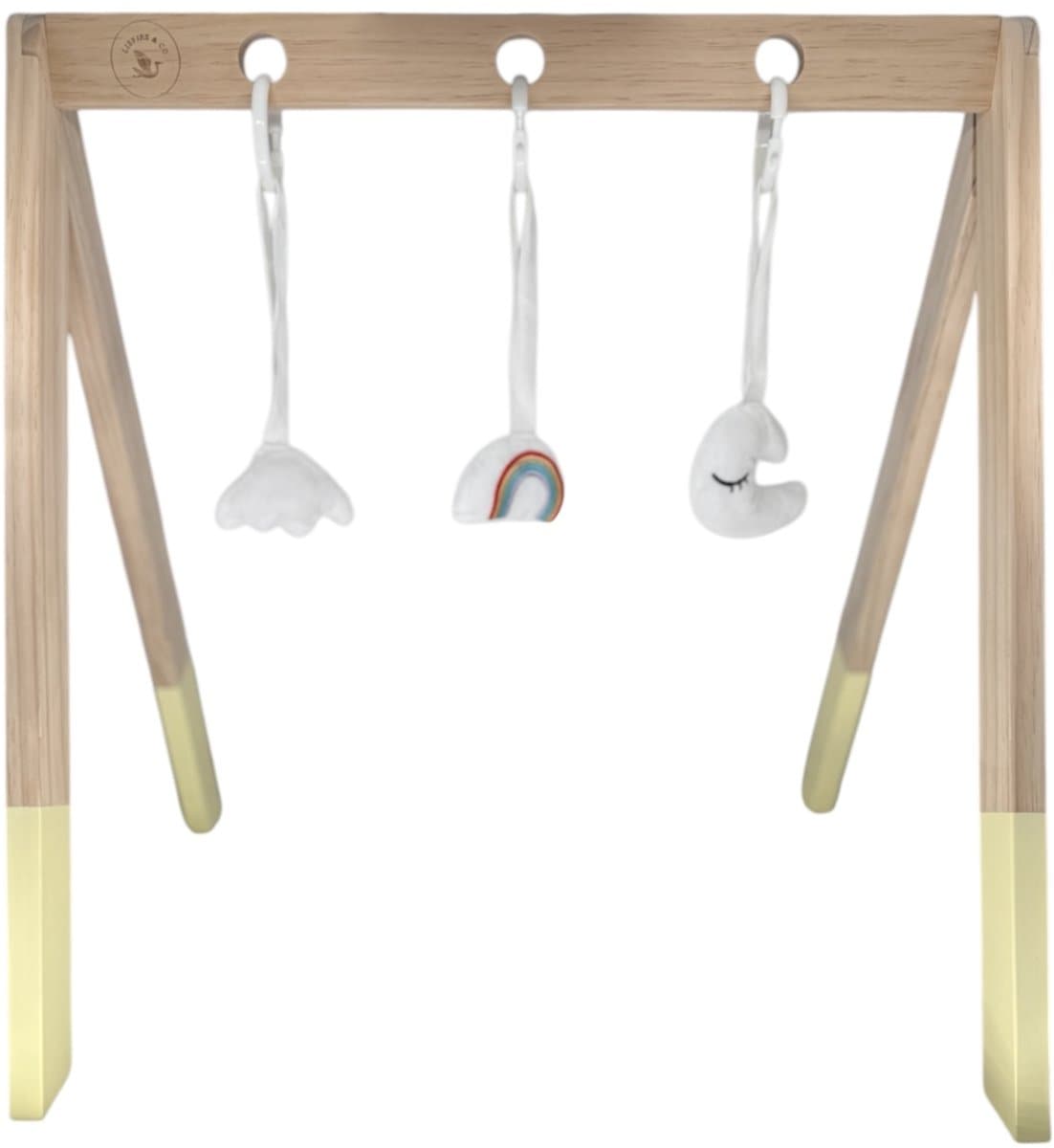 Liefjes & Co Babygym - Hout - Boter Geel