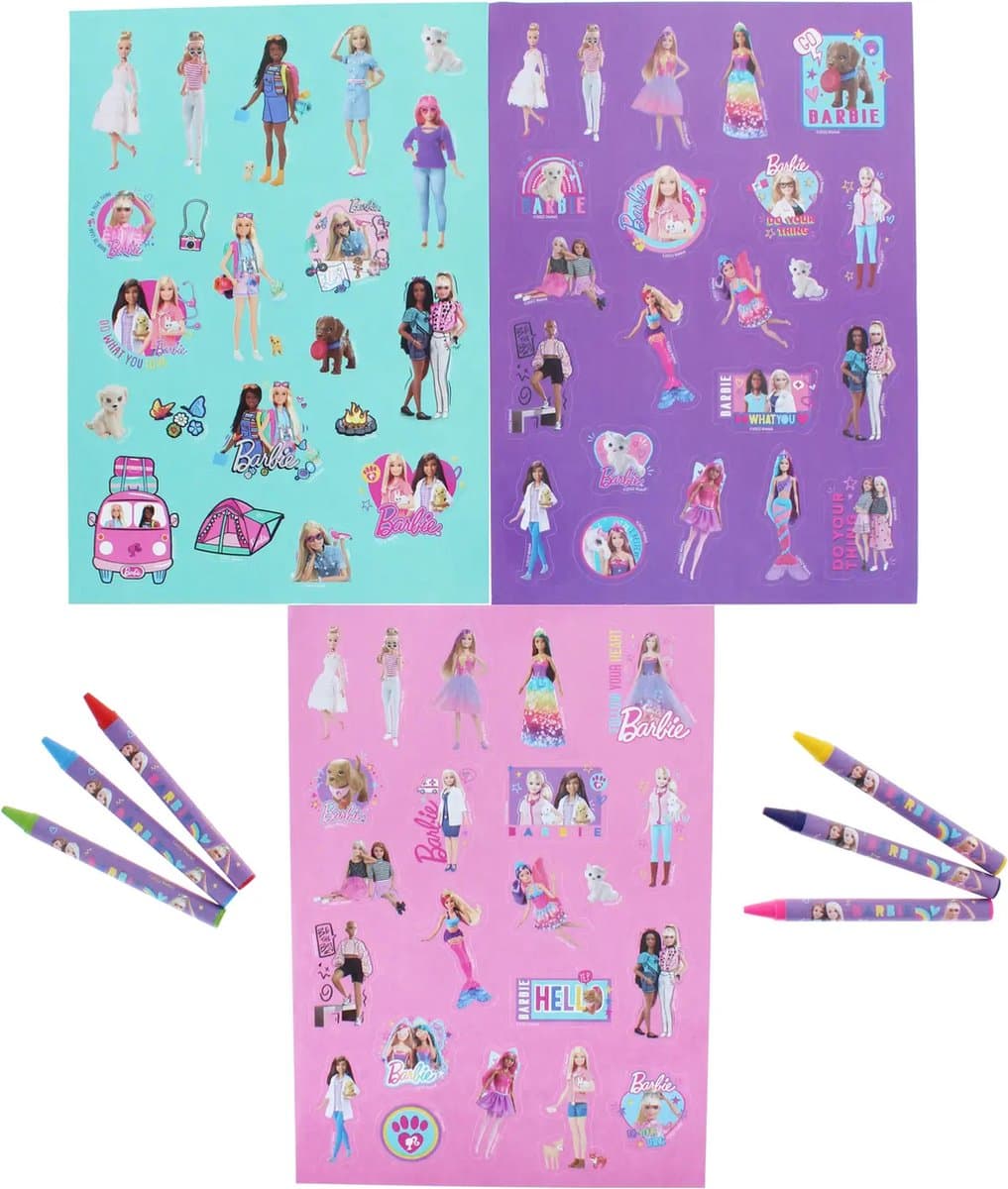 Blueprint - Barbie - sticker en stempelset
