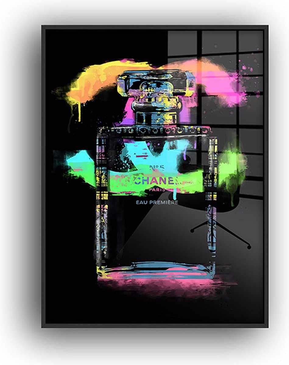 Chanel bottle schilderij - 60 X 80 CM