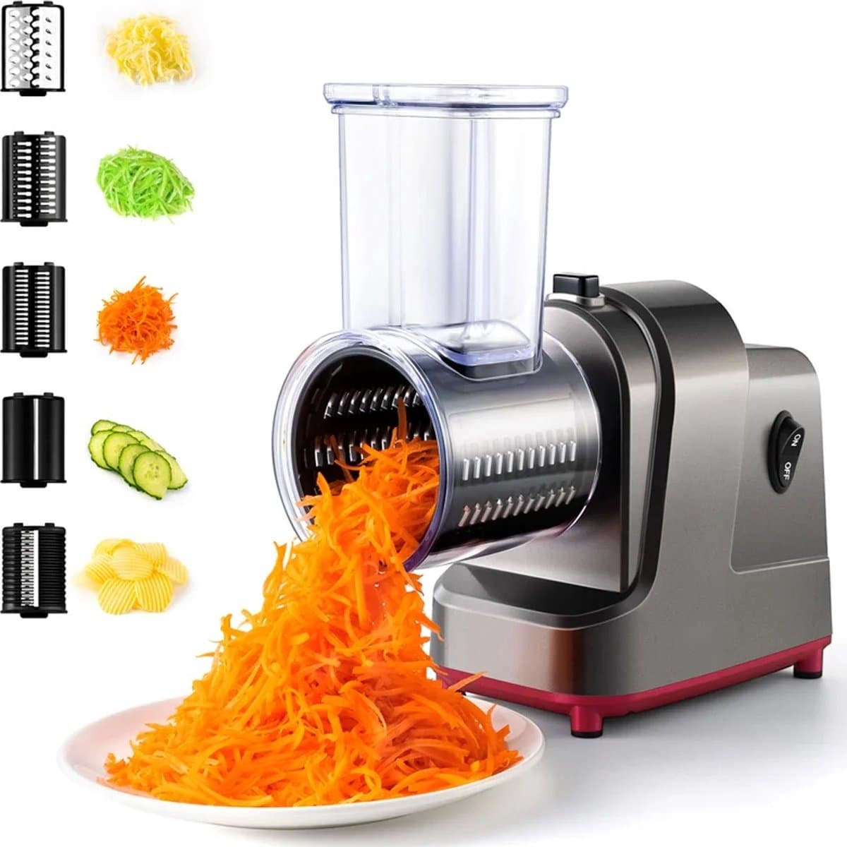 Mygroot - Multifunctionele Groentesnijder - Elektrisch - Groentesnijder Machine - Elektrische Groentesnijder - Foodprocessor - Uiensnijder