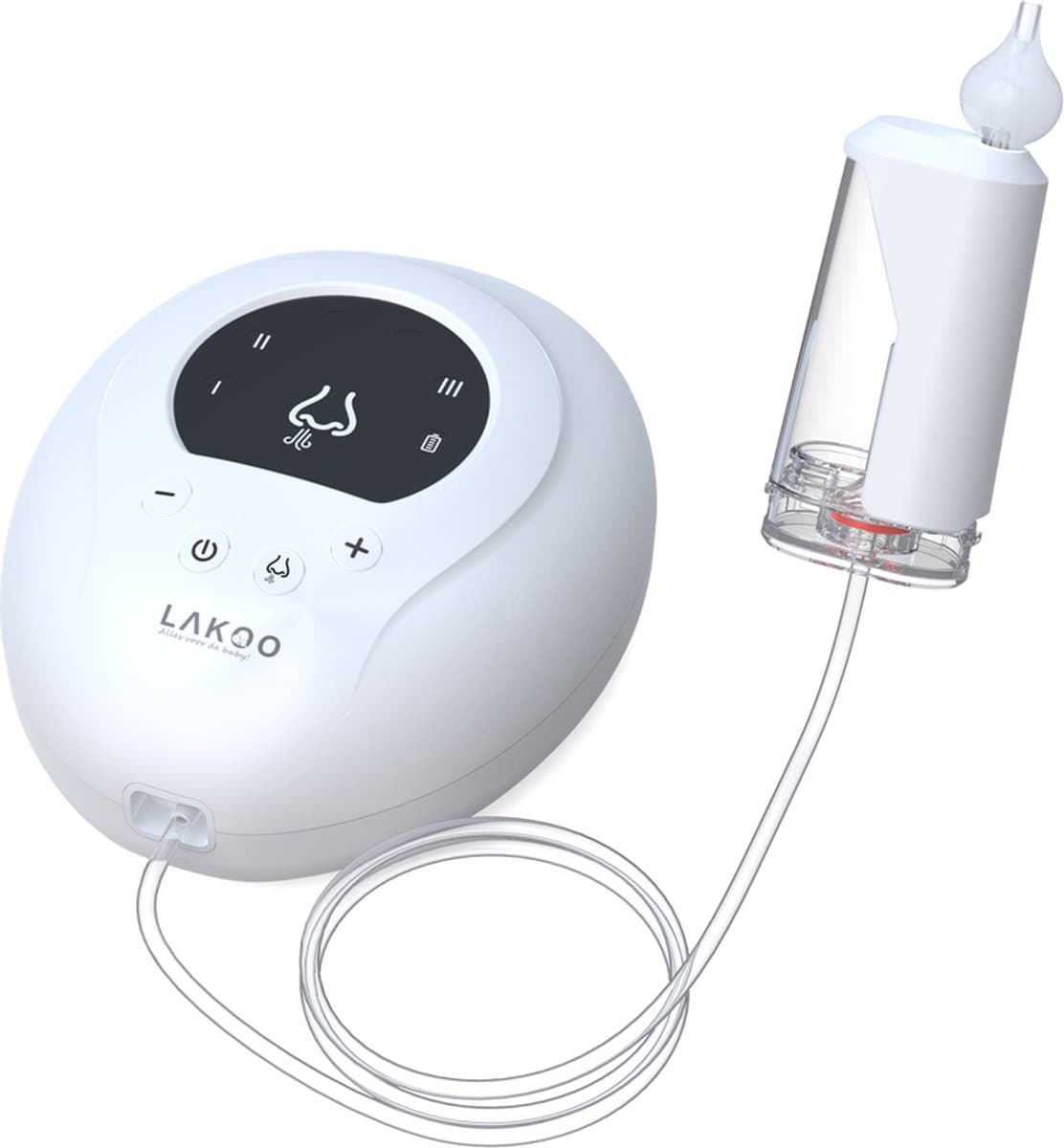 LAKOO Pro N Neuszuiger - Neusreiniger voor Pasgeborenen - 9 Instelbare Zuigniveaus