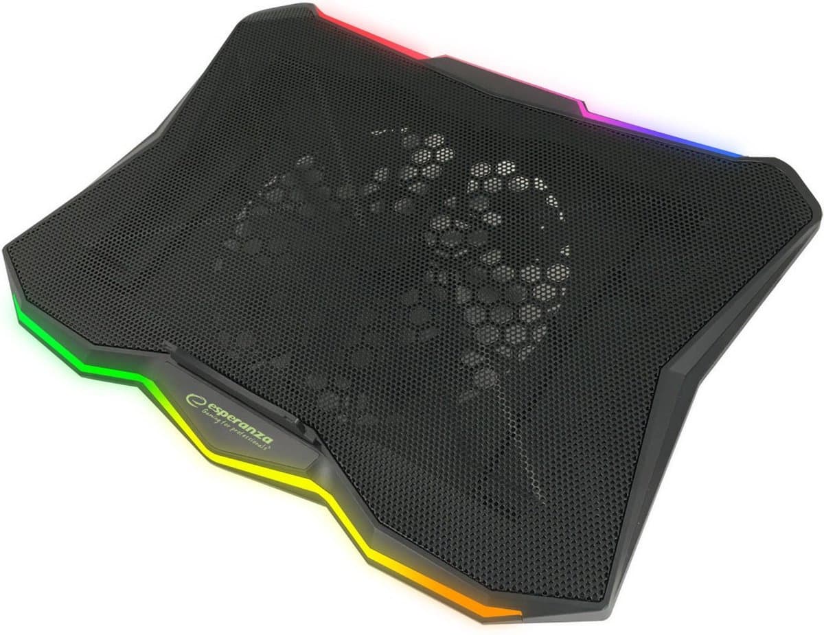 Esperanza EGC110 notebook cooling pad 800 RPM Zwart