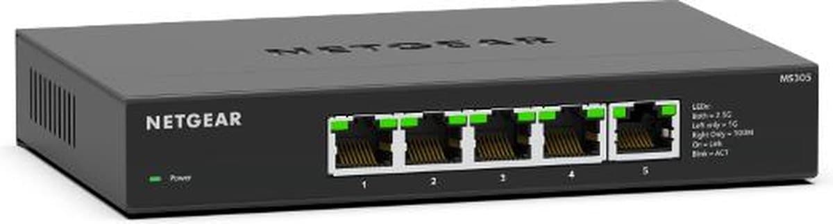 Netgear 5-port 2.5G Ethernet Unmanaged Switch MS305