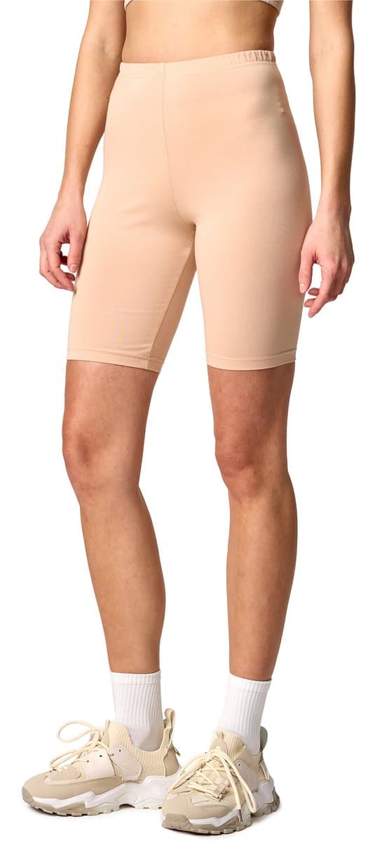 Merry Style MS-MS10-200-LE Dames Leggings - Sport - Vrijetijdsbroek - Kort - Katoen - Sporbroek - Yogabroek - Natuur - XS