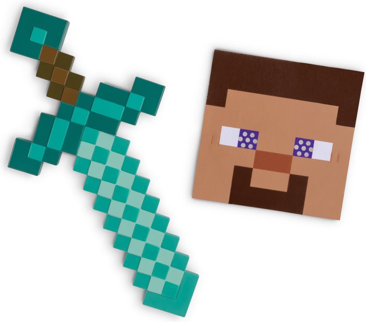MINECRAFT (MOJANG), Minecraft Sword & Mask Set, One Size Child