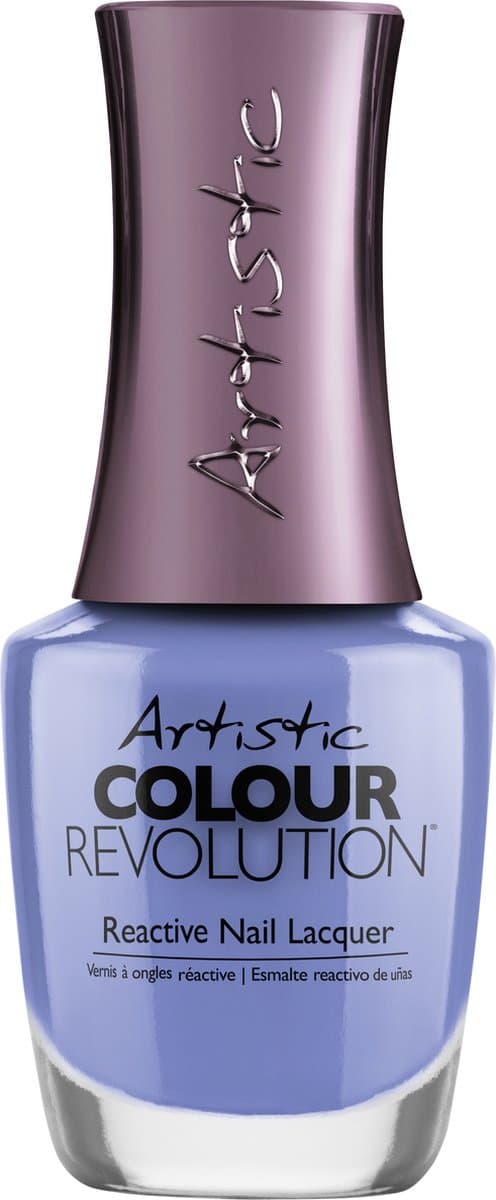 Artistic Nail Design Colour Revolution ' Bliss In The Abyss ' ( Blauw-Violet Crème )