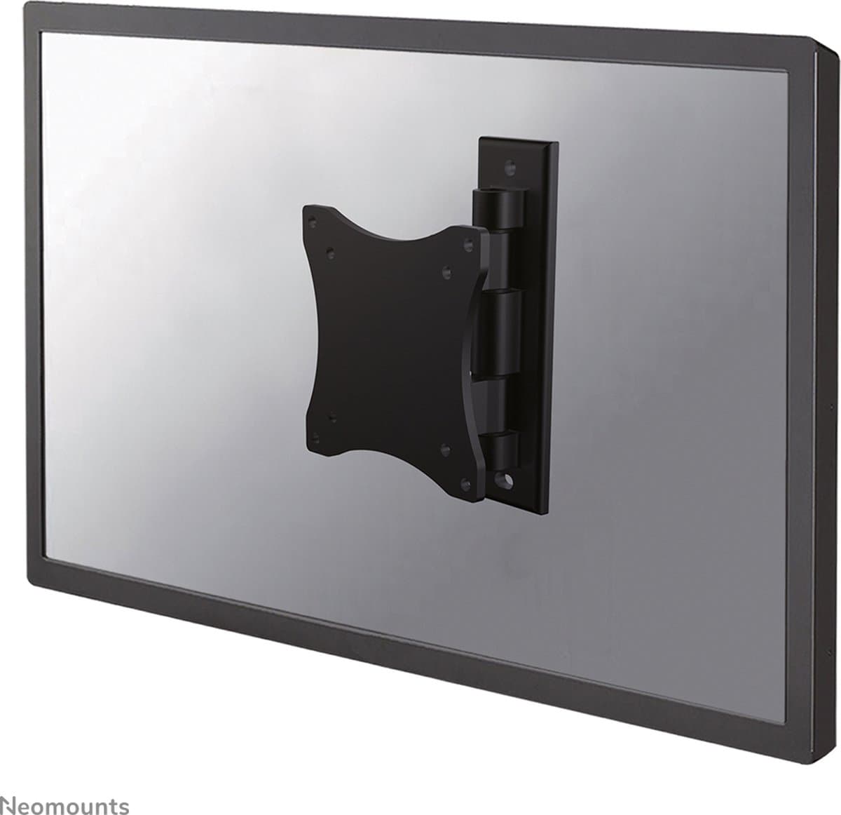 Neomounts FPMA-W810BLACK is een wandsteun met 2 draaipunten voor flat screens t/m 27"