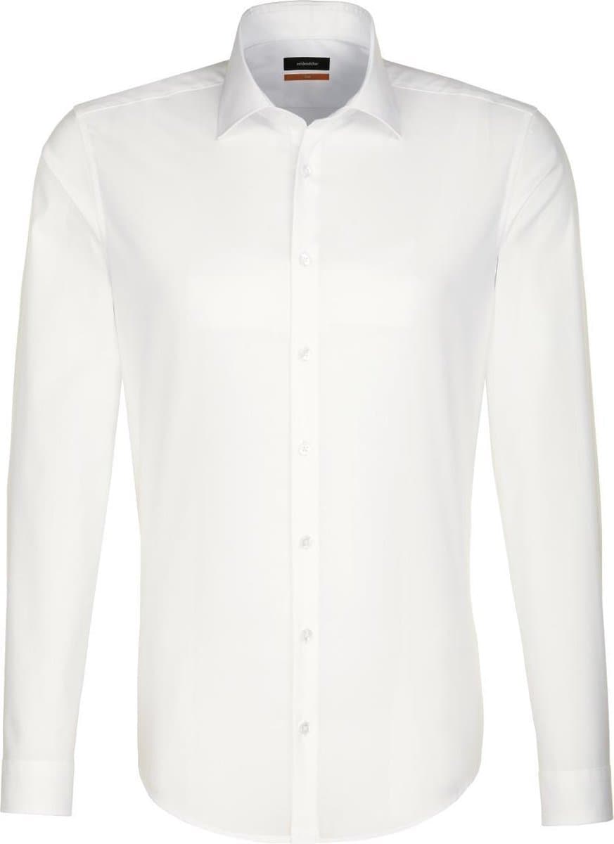Seidensticker slim fit overhemd - off-white