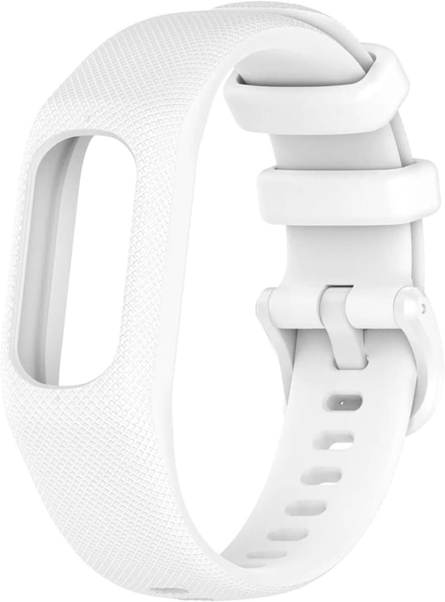 Horlogeband Vivosmart 5 - Polsband Smartwatch - Sportactiviteiten - Zacht siliconen materiaal - Verstelbaar - Wit