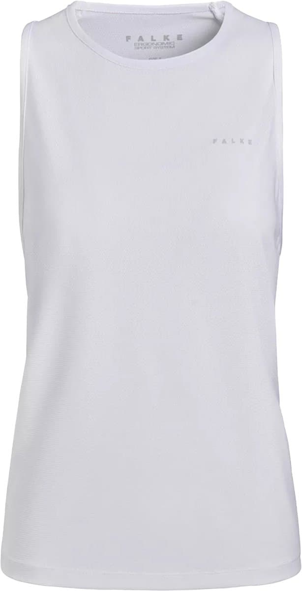 FALKE Training Perform Better Top vochtregulerend functioneel materiaal mouwloze shirt dames wit - maat XS