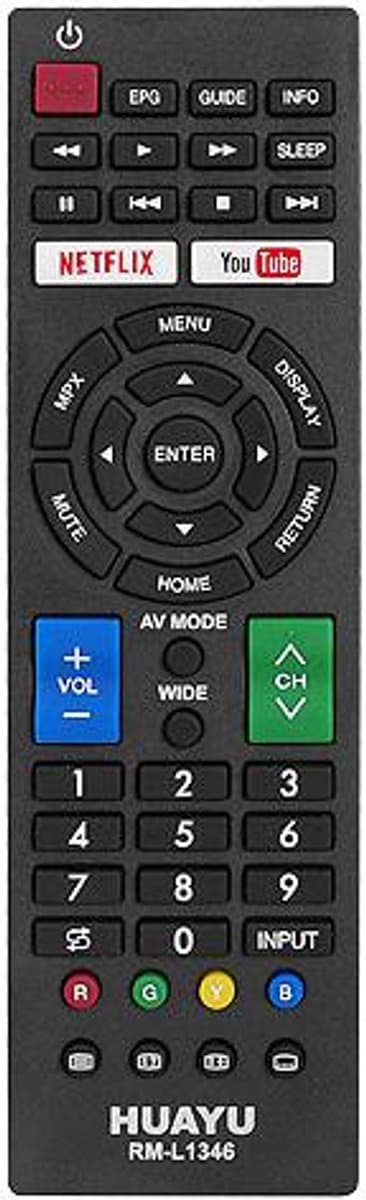 Sharp RM-L1346 Serie - TV Afstandsbediening - Netflix - YouTube
