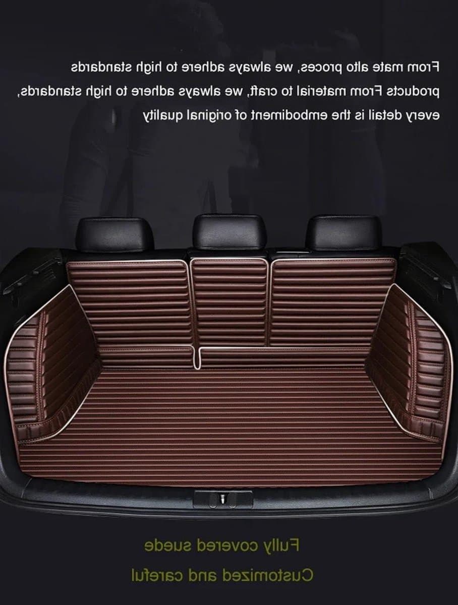 Kofferbakmat - Laadruimtebekleding - Auto Beschermen - Volledige Dekking - 5D Ontwerp - Rood Wijn