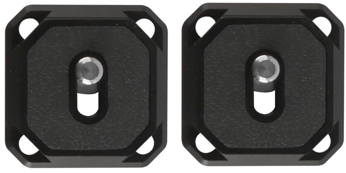 Dailygoods- Snelontgrendelingsplaat - 2 Stuks - Anti-deflectie - Compact - Lichtgewicht - Veilige Bevestiging - Snelle Installatie - Camera Quick Release Plate