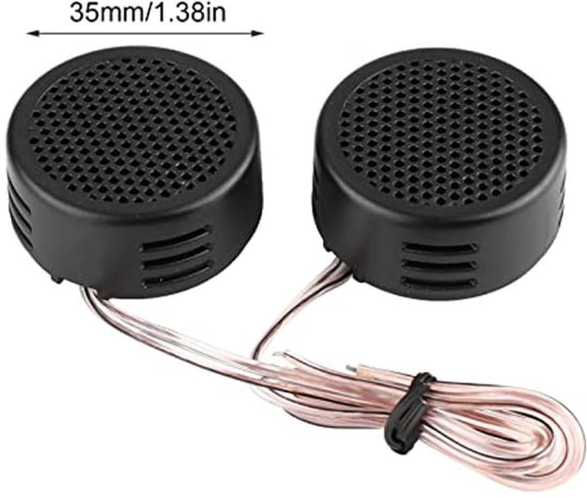 Autoluidspreker o, Autoluidspreker o Tweeter, Zwart 12V 500W Mini Autoluidspreker o Tweeter 200mm 98dB Luidspreker Autoluidspreker