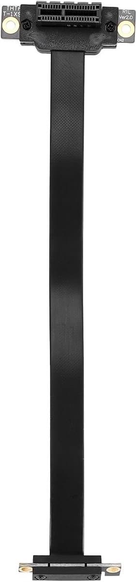 PCIe X1 Riser Kabel 90 Graden Rechte Hoek Verlengstuk PCIe 3.0 X1 naar X1 20 cm