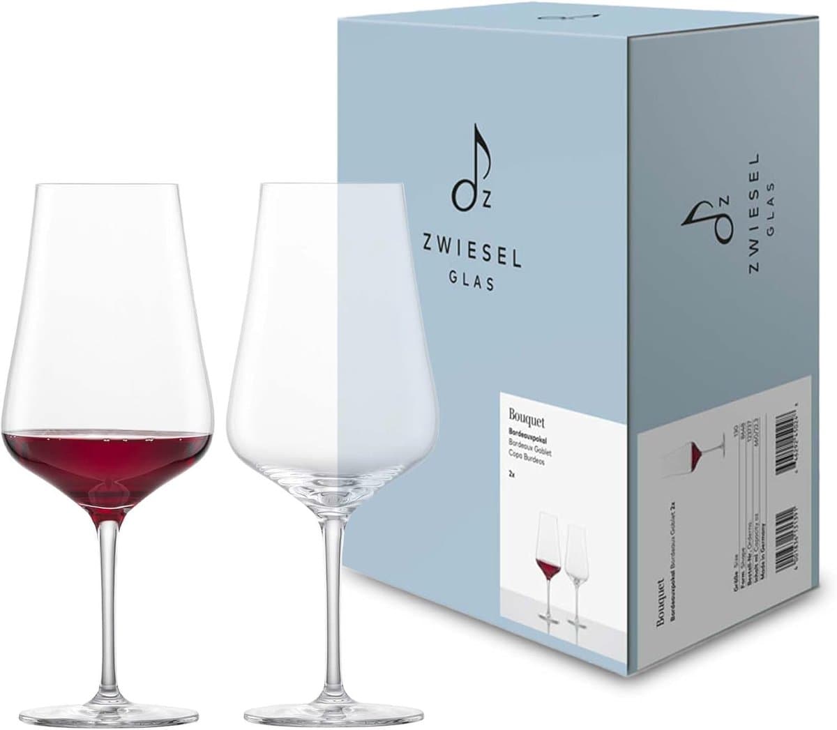 Wijn Glazen - Bordeaux Glas - Rode Wijn - Vaatwasserbestendig Tritan - 660 ml Inhoud - Kristalhelder