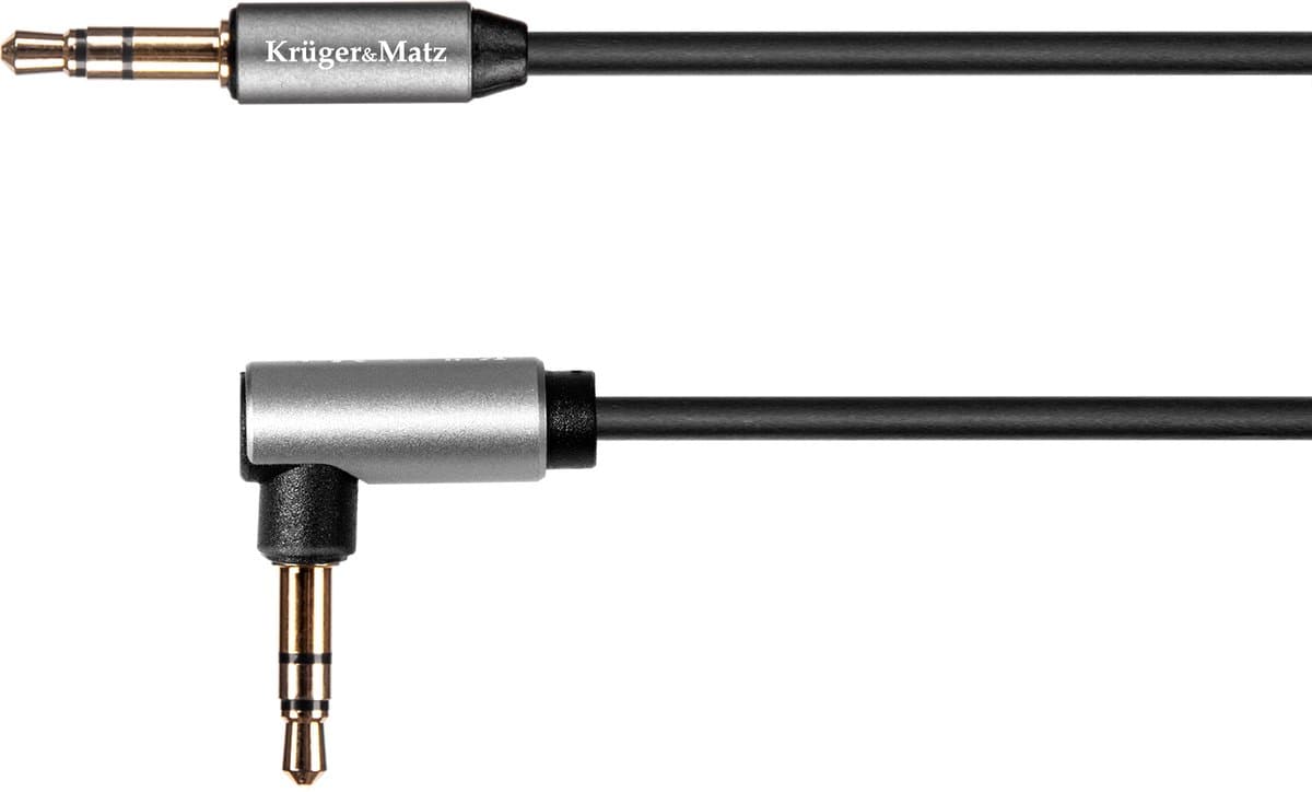 Kruger&Matz Basic Serie - Audio Kabel - 3,5 mm Jack - Koppelstuk Kabelaansluiting