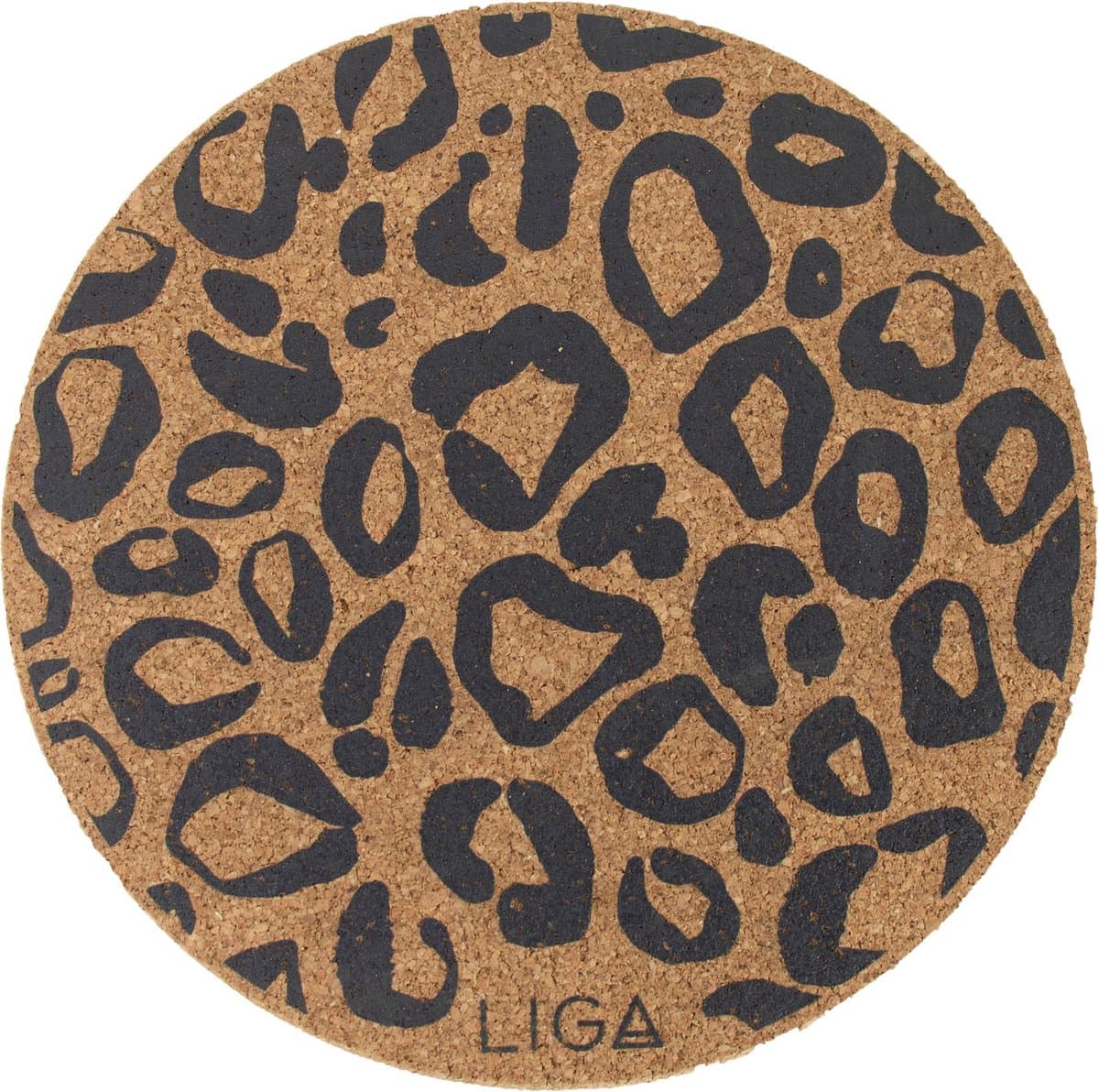 LIGA - Placemat Luipaard Set van 4 Stuks - Kurk - Beige -