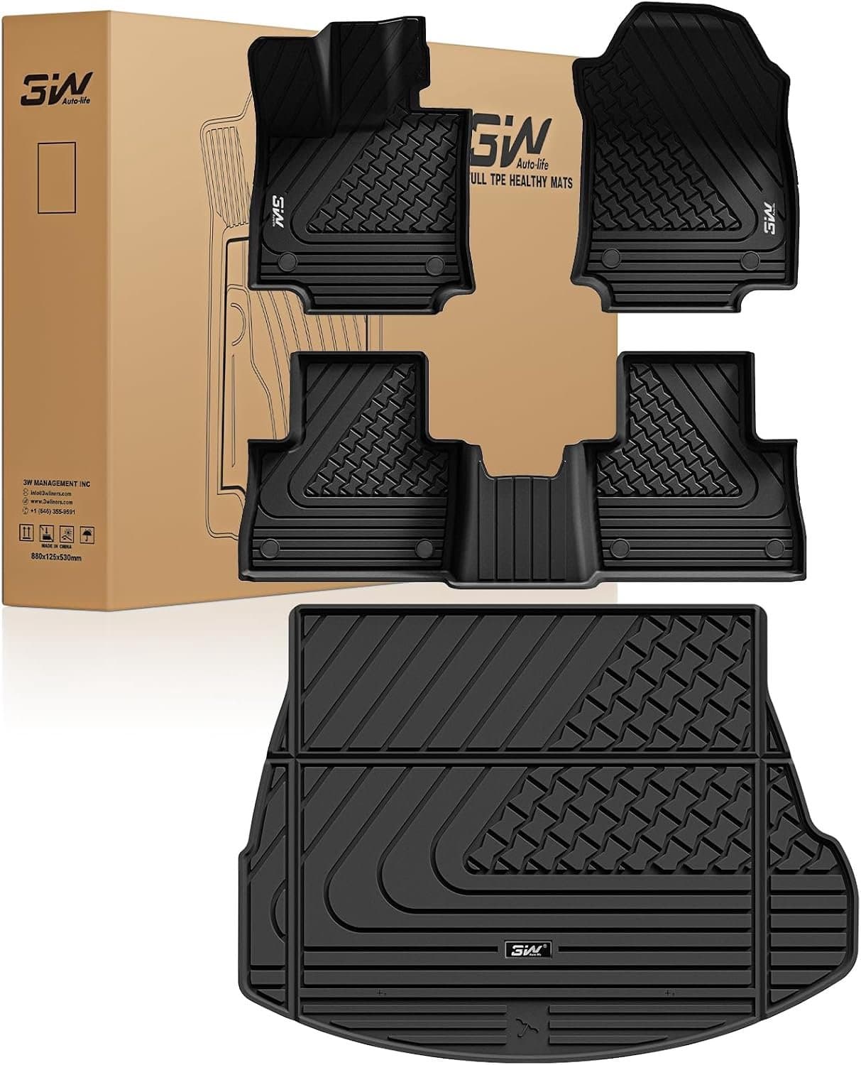 Vloermatten Set 4 - Voor Lexus NX 2022-2025 - Thorex Waterdicht - Hondenvriendelijk - ShopVlot