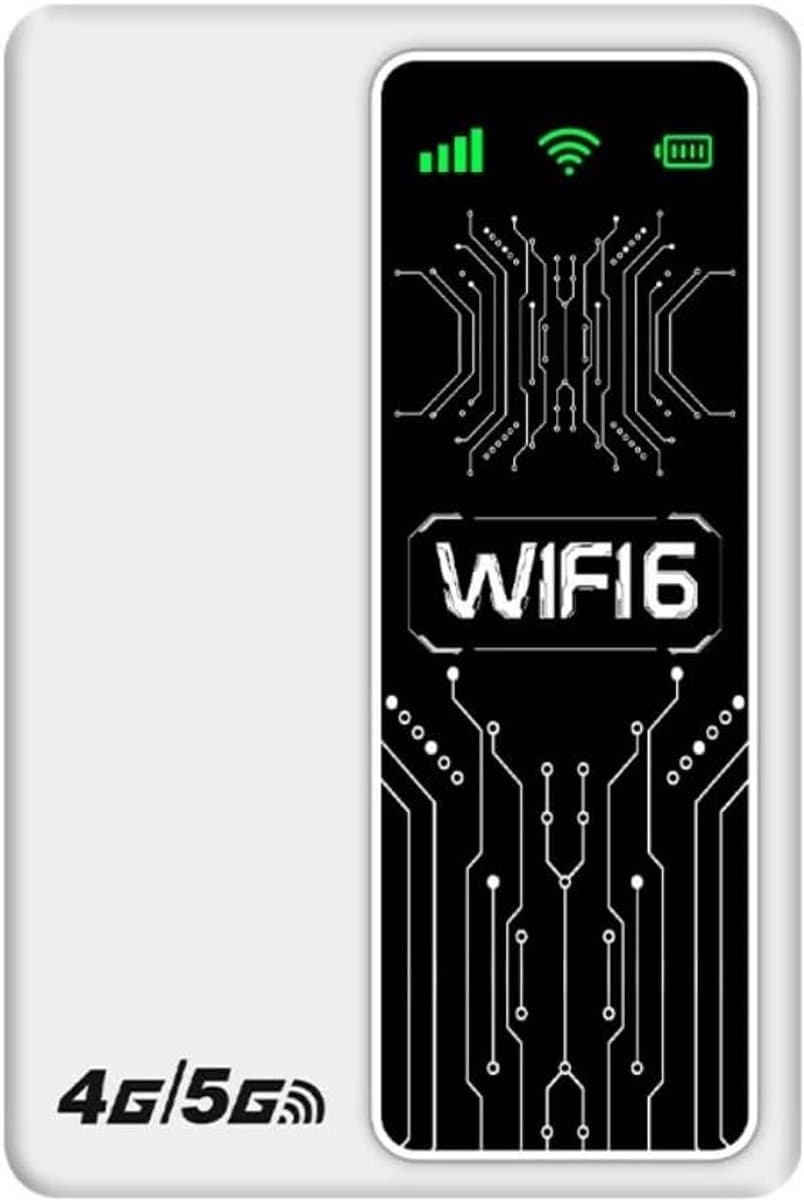 Draagbare Wifi Hotspot Router - 4G/5G LTE Mobiel Breedband met SIM Kaart Slot - 300 Mbps