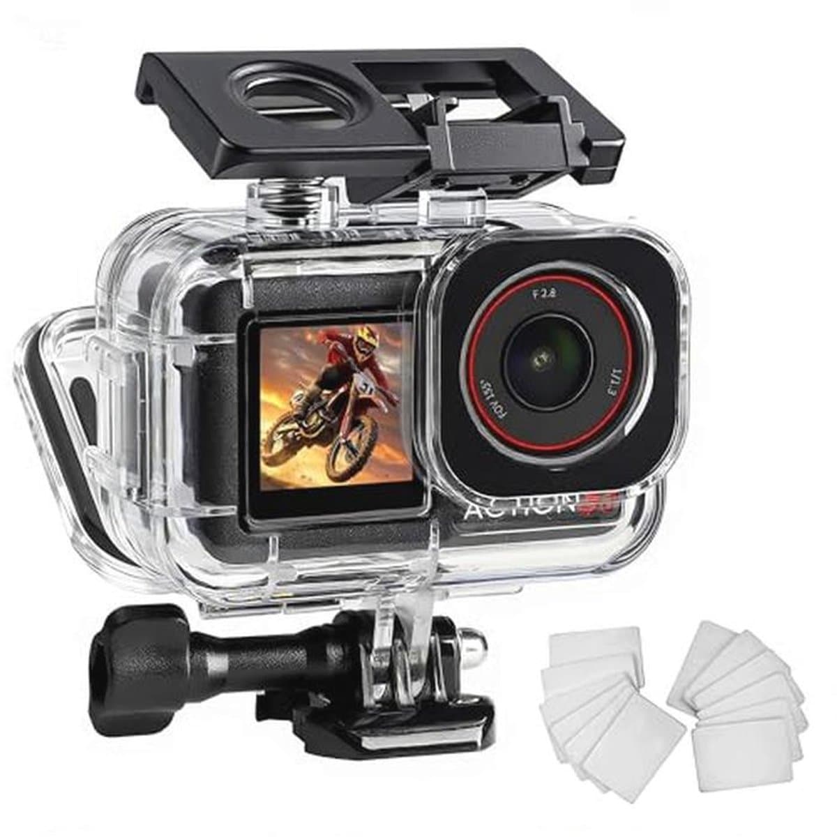 Waterdichte Behuizing voor Actiecamera - Onderwater Fotografie tot 50M Diepte